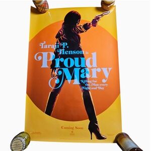 Proud Mary 2018 Original Advance Movie Poster 27x40 Taraji P. Henson D/S